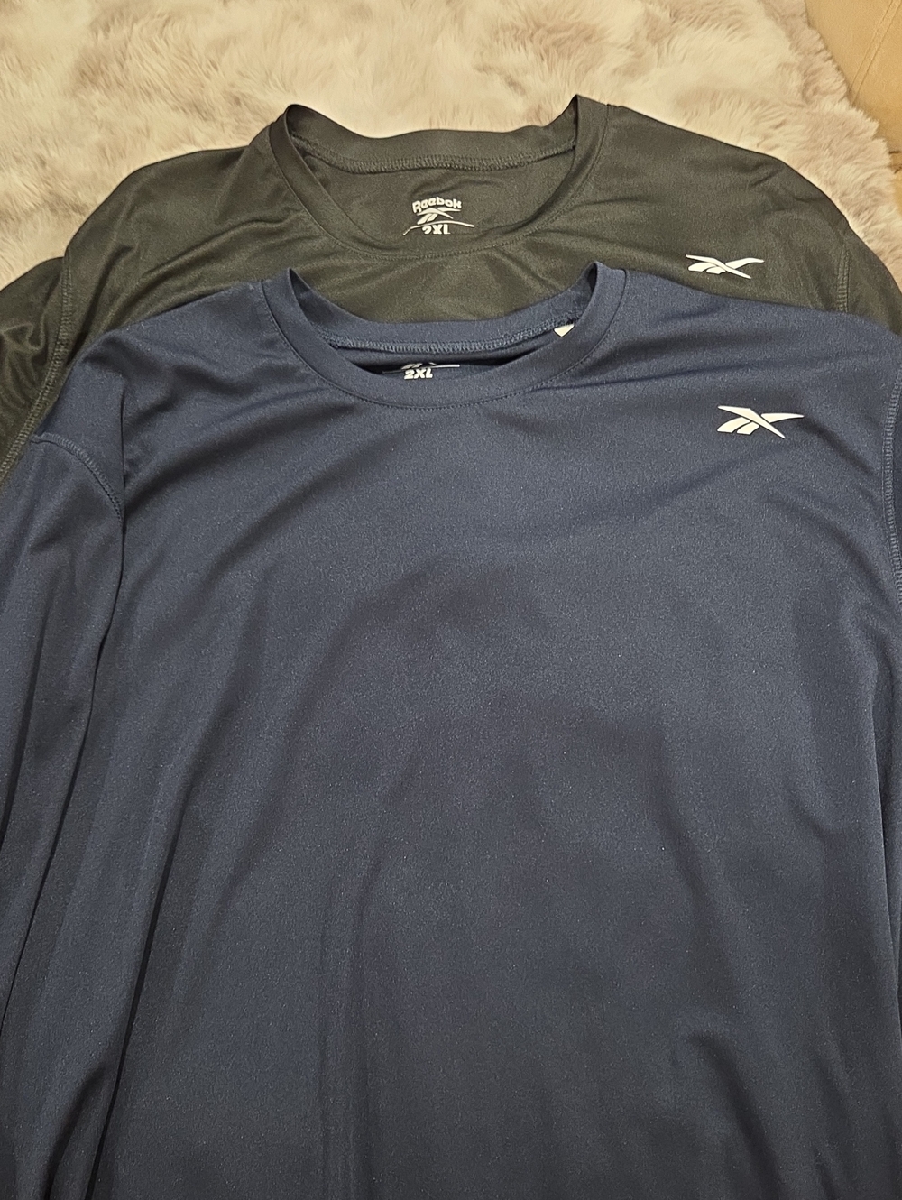 2 Reebok Men's Long-Sleeve Performance Shirt